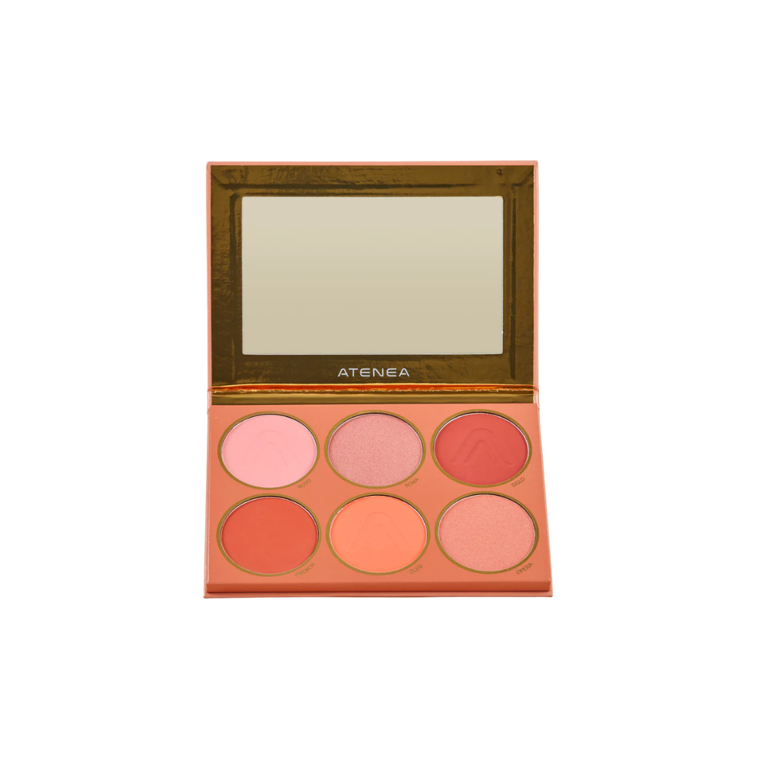 Paleta de Rubores Atemporal X6 Tonos Esenciales