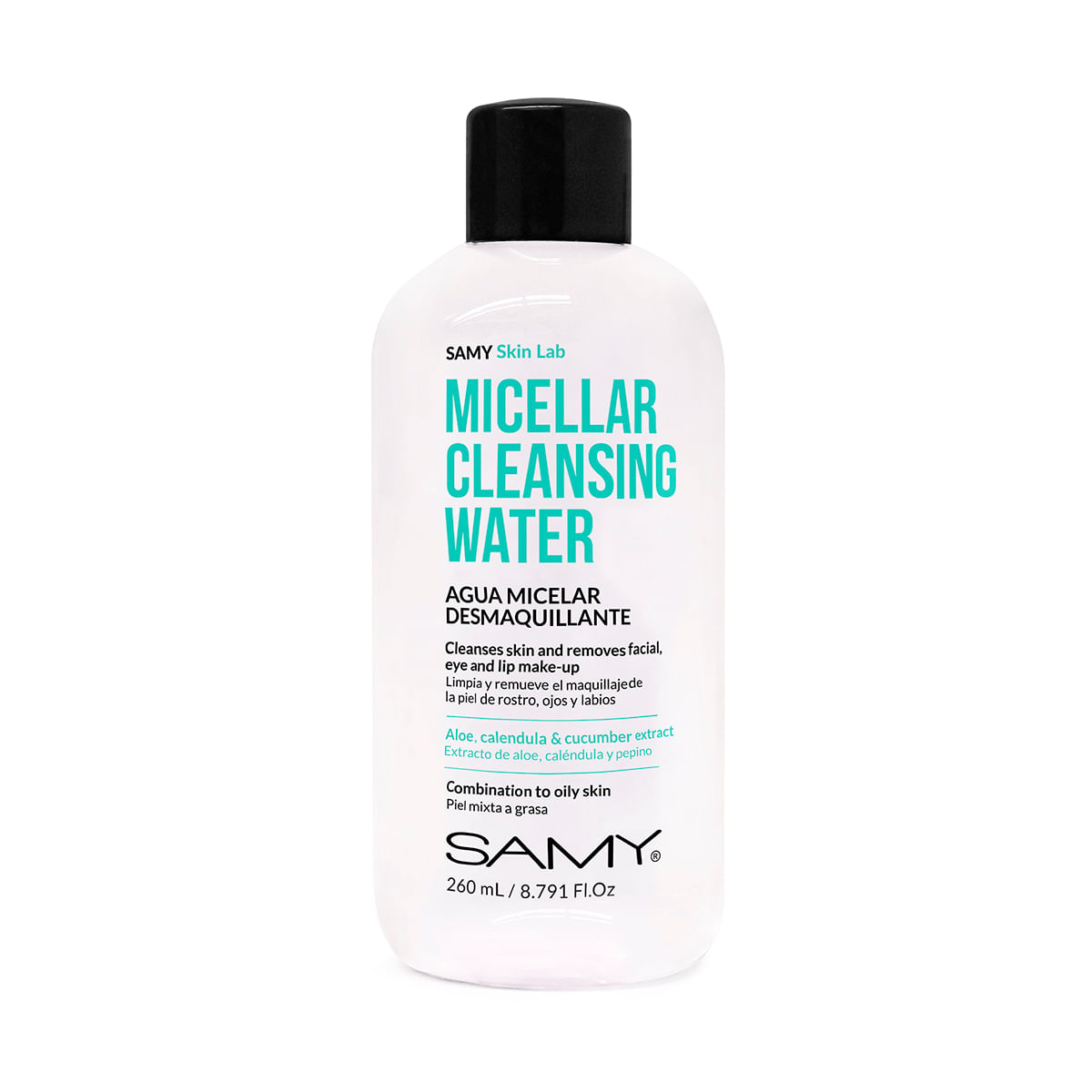 Agua Micelar Desmaquillante Samy 260 Ml