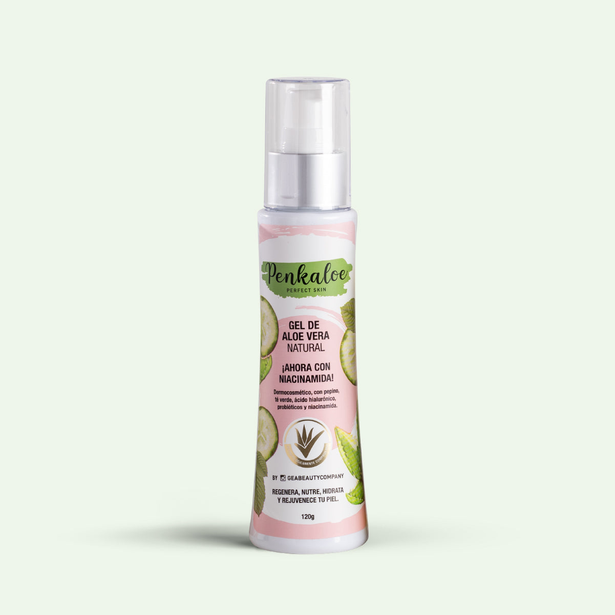 Gel de aloe Vera - Hidratante facial natural (10 veces+ concentrado)